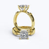 varitsa-jewellers - 1.6ct Princess Cut Solitaire Gold Engagement Ring - 06GG75